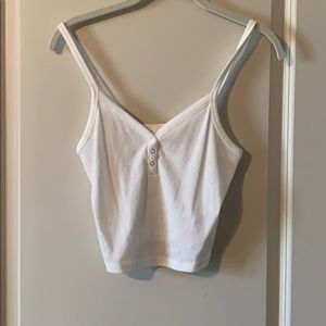 White crop top